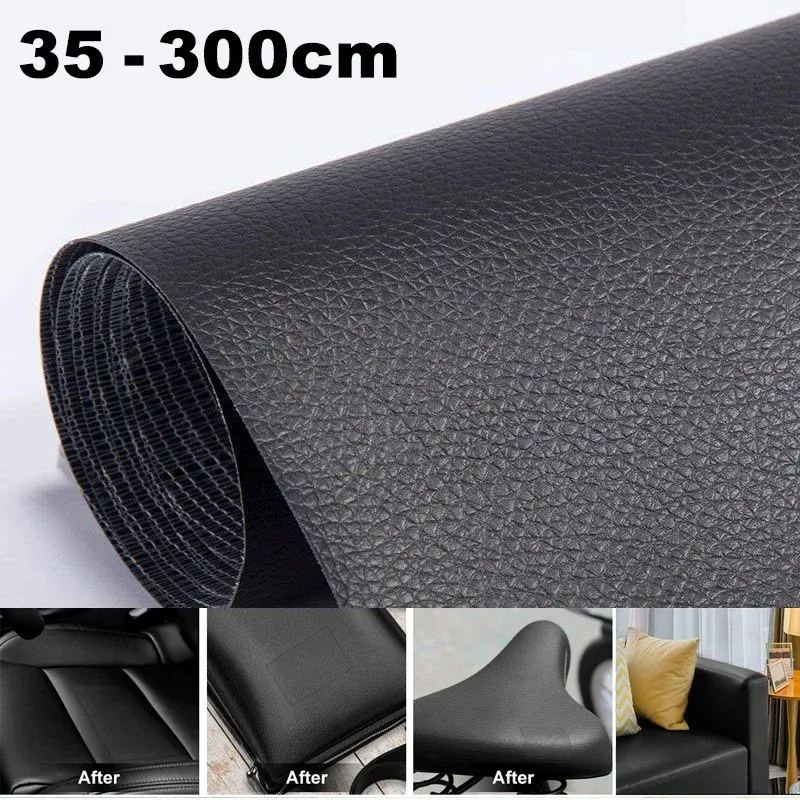 Leder Patch selbstklebend für Sofa Auto Sitz und Tasche 35 bis 300 cm