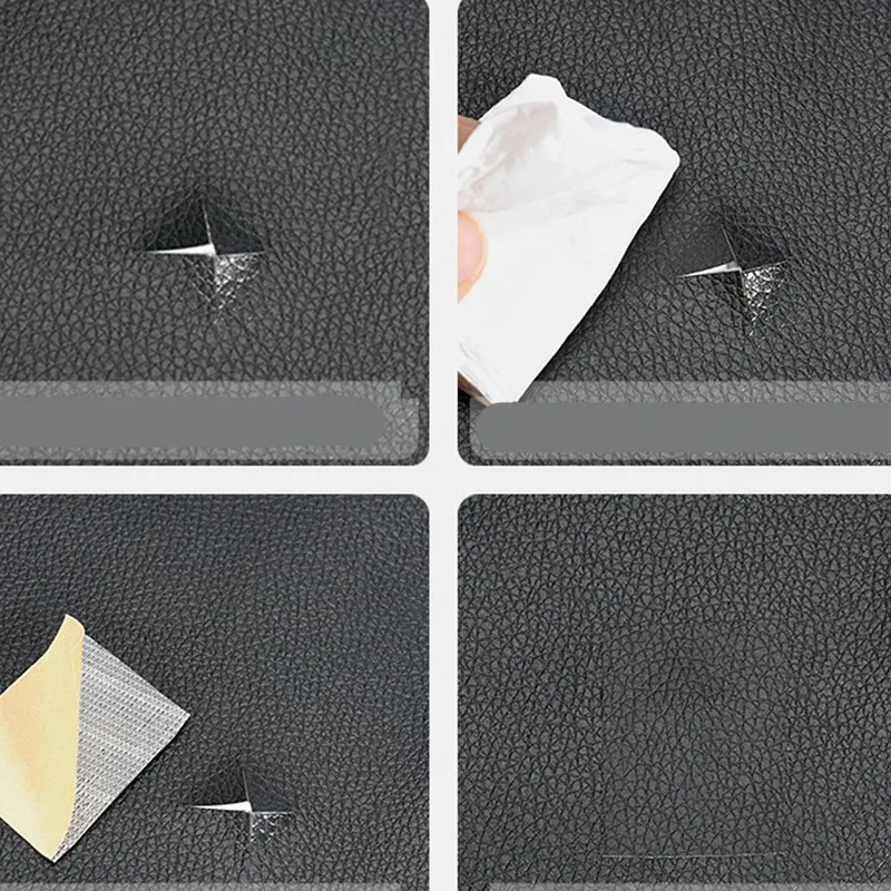 Leder Patch selbstklebend PU für Auto Sitz und Sofa 25 x 60 cm