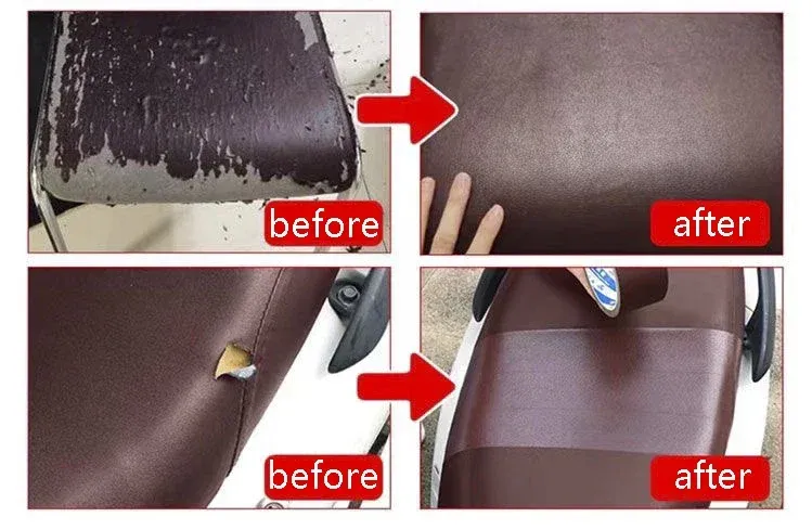 Leder Patch selbstklebend wasserdicht für Möbel Sofa und Stuhl 3 bis 10 cm