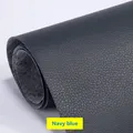 Leder Patch selbstklebend wasserdicht für Sofa Möbel und Schrank 50 bis 100 cm – Farbe Navy blue