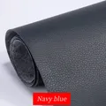 Leder Patch selbstklebend wasserdicht verschleißfest 10 bis 50 cm – Farbe Navy blue