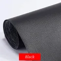 Leder Patch selbstklebend wasserdicht verschleißfest 10 bis 50 cm – Farbe Black