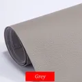 Leder Patch selbstklebend wasserdicht verschleißfest 20 bis 50 cm – Farbe Grey