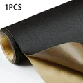 Leder Patch selbstklebend wasserdicht verschleißfest 35 bis 200 cm – Farbe dark black