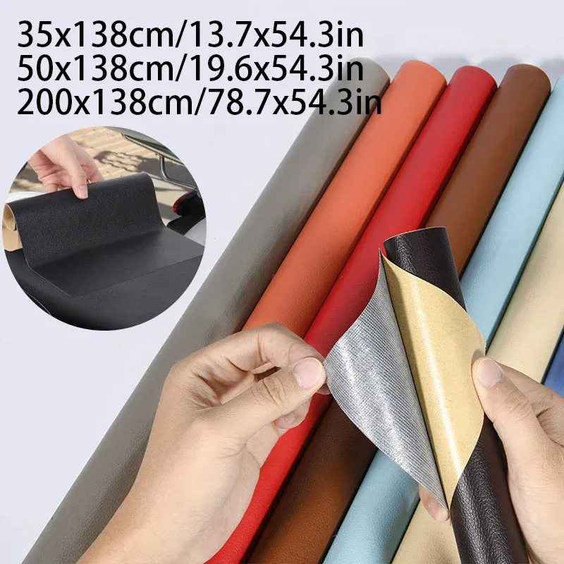 Leder Patch selbstklebend wasserdicht verschleißfest 35 bis 200 cm