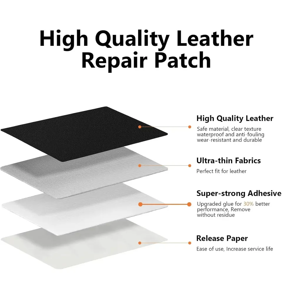 Leder Patch selbstklebend zuschneidbar für Sofa Auto Sitz und Tasche 1 bis 3 Stück