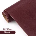 Leder Patches PU selbstklebend für Sofa und Taschenreparatur – Color Dunkelgrau (02)