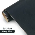 Leder Patches PU selbstklebend für Sofa und Taschenreparatur – Color Blau (12)