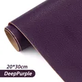 Leder Patches PU selbstklebend für Sofa und Taschenreparatur – Color Braun (06)