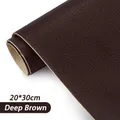 Leder Patches PU selbstklebend für Sofa und Taschenreparatur – Color schwarz (14)