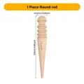 Leder Poliergerät Holz Zupfstab abgerundete Kante Schleifwerkzeug – Color Round rod-1 pc