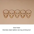 Leder Prägewerkzeug Stahl Schädelstempel 8,5 x 13 mm – 4