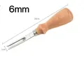 Leder Rand Beveler 4 bis 10 mm für DIY – Farbe 6mm
