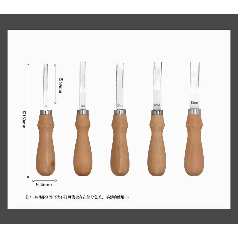 Leder Rand Beveler 4 bis 20 mm Abschrägung Messer Ausdünnung