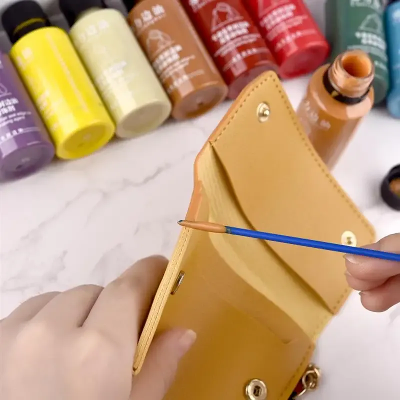 Leder Rand Ölfarbe für Mäntel Taschen Schuhe