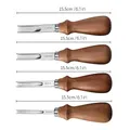 Leder Rand Skiving Beveler Werkzeug Kit 4 bis 10 mm – 6