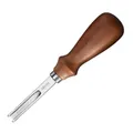 Leder Rand Skiving Beveler Werkzeug Kit 4 bis 10 mm – Farbe 6mm-1PC