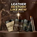 Leder Reparatur Creme Set mit Bürsten und Schwamm – 1