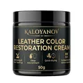 Leder Reparatur Creme Set mit Bürsten und Schwamm – Farbe black