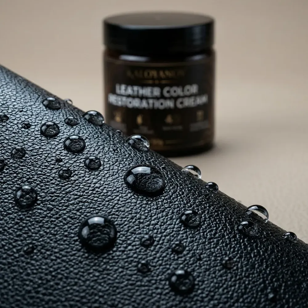 Leder Reparatur Creme Set mit Bürsten und Schwamm