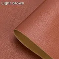 Leder Reparatur Patch Tape selbstklebend 10 bis 50 cm – Farbe Light Brown