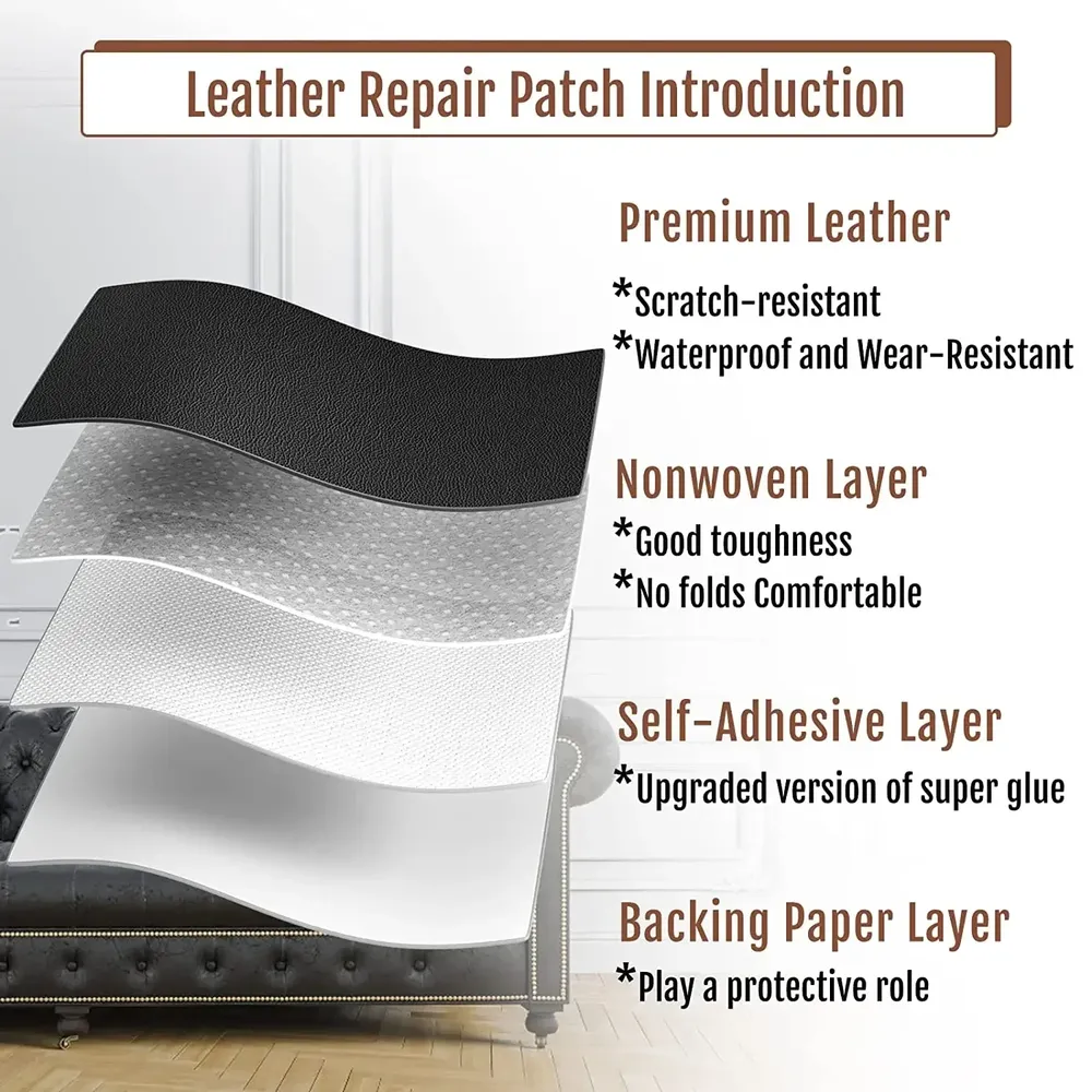 Leder Reparatur Patchband Set 50 bis 100 cm