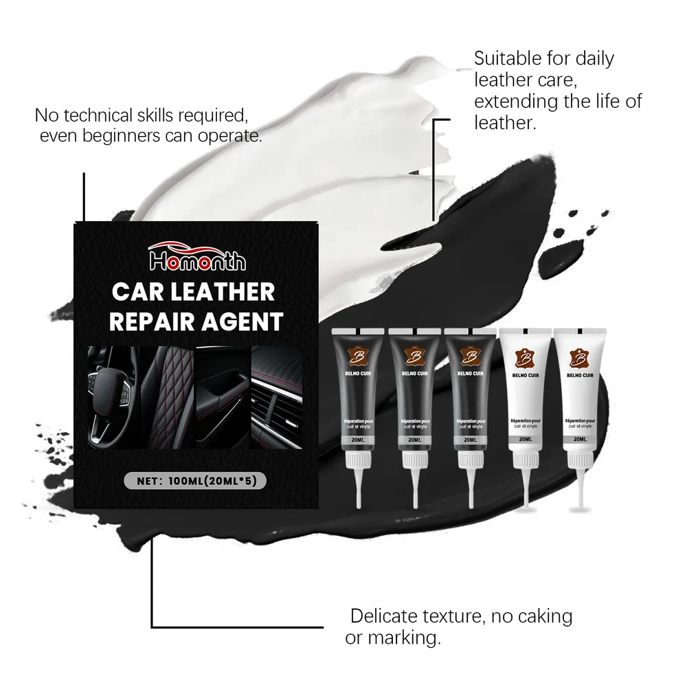Leder Reparatur Set Kratzfarben Restaurator 5 Stück