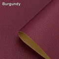 Leder Reparaturband selbstklebend 10 bis 138 cm für Sofa und Tasche – Farbe Burgundy