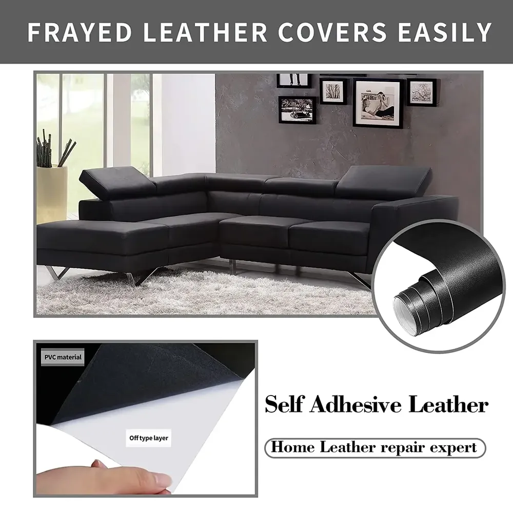 Leder Reparaturband selbstklebend 50x137cm für Sofa und Möbel