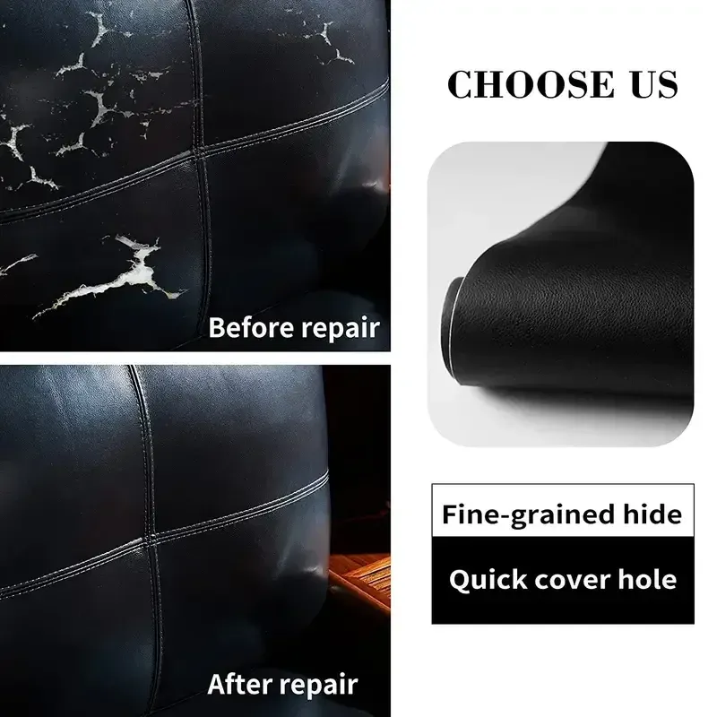Leder Reparaturband selbstklebend 50x137cm für Sofa und Möbel