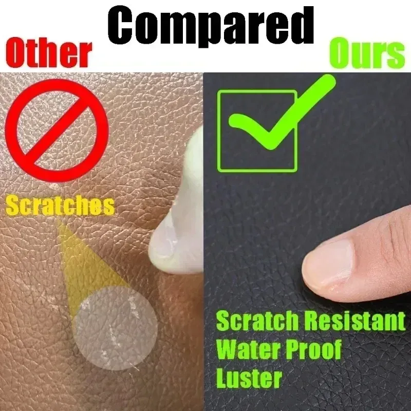 Leder Reparaturflicken selbstklebend wasserdicht für Möbel und Sitze