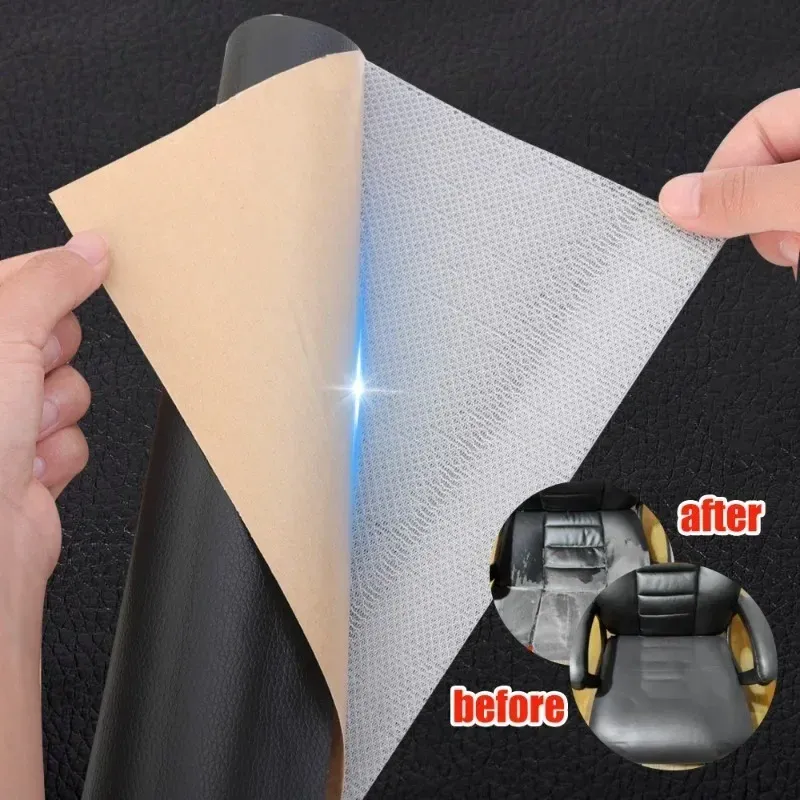 Leder Reparaturflicken selbstklebend wasserdicht für Möbel und Sitze
