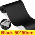 Leder Reparaturflicken selbstklebend zuschneidbar für Möbel und Sitze – Farbe Black-50x50cm