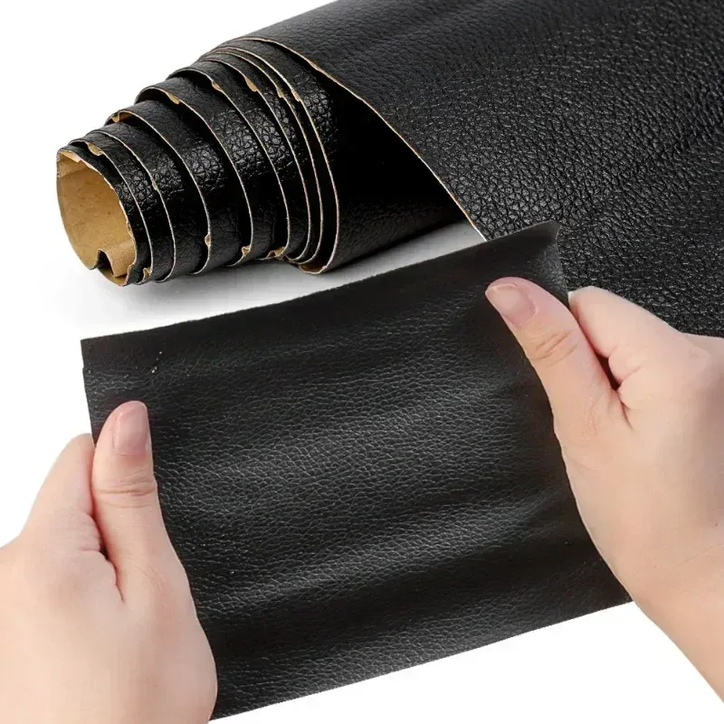 Leder Reparaturflicken selbstklebend zuschneidbar für Möbel und Sitze