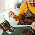 Leder-Reparaturset 28 bis 32-teilig mit Nadeln – 3