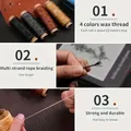 Leder-Reparaturset mit großen Nadeln und Faden – 5