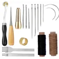 Leder-Reparaturset mit Nähschub und Faden – Color B Set