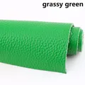 Leder Rindsleder 1,5 mm dick weich mit Muster für DIY – Farbe Grün