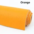 Leder Rindsleder 1,5 mm dick weich mit Muster für DIY – Farbe Orange