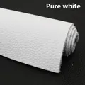 Leder Rindsleder 1,5 mm dick weich mit Muster für DIY – Farbe WEISS