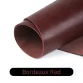 Leder Rindsleder gewachst 22 x 26 cm 1,0 bis 3,0 mm Dicke – Color Bordeauxrot