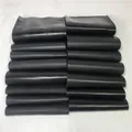 Leder Rindsleder pflanzlich gegerbt 5 bis 10 Stück für DIY Handwerk – Farbe Black series random