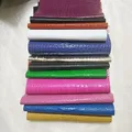 Leder Rindsleder pflanzlich gegerbt 5 bis 10 Stück für DIY Handwerk – Farbe Alligator pattern