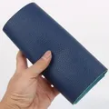 Leder Rindsleder pflanzlich gegerbt für Gürtel und DIY – Farbe Blau