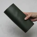Leder Rindsleder pflanzlich gegerbt für Gürtel und DIY – Farbe Dark gerrn