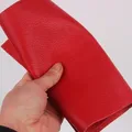 Leder Rindsleder pflanzlich gegerbt für Gürtel und DIY – Farbe Rot