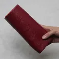 Leder Rindsleder pflanzlich gegerbt für Gürtel und DIY – Farbe wine red