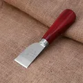 Leder Schneidmesser Holzgriff Edelstahl für Lederbearbeitung – 4