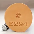 Leder Schnitzerei Geprägte Legierung Galvanik Werkzeug Stempel – Farbe E294