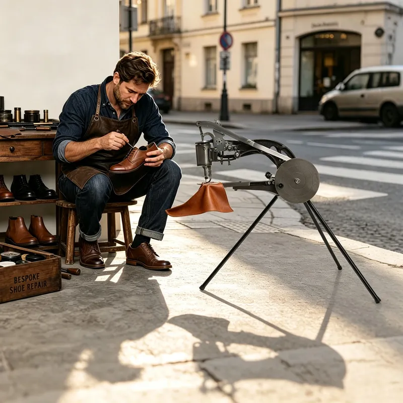 Leder Schuhmacher Nähmaschine manuell 360 Grad einstellbar